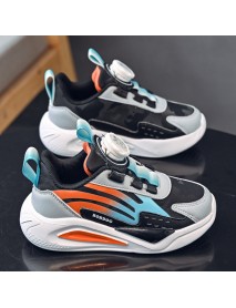 Babu Bean Girls' Shoes Autumn New Fashion Cute Children's Sports Shoes Versatile Anti Slip Boys' Running Shoes Wholesale