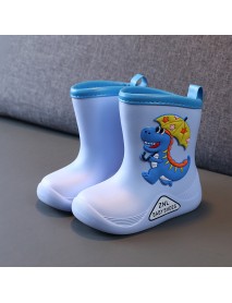 Children's Rain Shoes, Baby Dinosaur, Anti Slip And Waterproof Rain Shoes, Girl's Water Shoes, Little Kid, Boy's Mouth Water Shoes