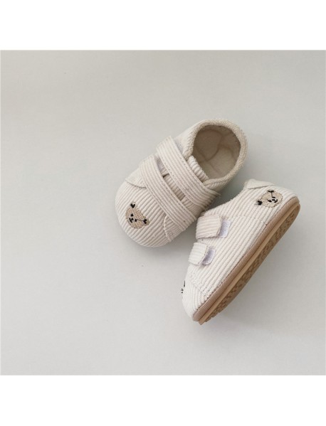 Baby Shoes For Autumn And Winter, 0-2 Year Old Toddlers With Soft Soles And Non Slip Front Shoes. Baby Plush Lining Keeps The Heel Warm And Won't Fall Off
