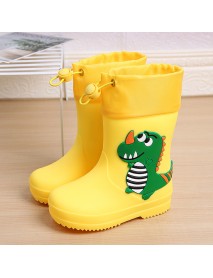 Children's Rain Shoes Cartoon Cute Boys And Girls Waterproof Rain Shoes Baby Children Anti Slip Water Shoes Student Rubber Shoes Wholesale