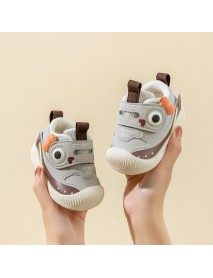 Autumn And Winter New Cotton Padded Walking Shoes For Men Soft Sole Anti Slip And Warm Baby Shoes For Women Cartoon Leisure Superfiber Children's Shoes Wholesale