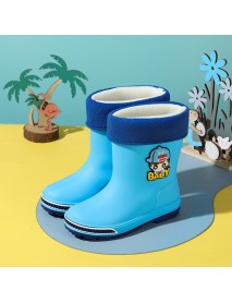 Cartoon Of Children's Rain Shoes, Boys And Girls, Baby Students, Rubber Shoes, Rain Boots, Cartoon Pictures, Children's Water Shoes, Manufacturer Distribution And Distribution