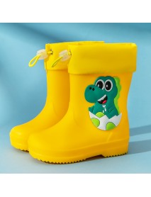 Children's Rain Shoes, Boys And Girls, Babies, Children's Rain Shoes, Anti Slip, Strap, Waterproof, Children's Cartoon, Closed, Student Water Shoes