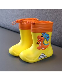 Children's Rain Shoes, Baby Dinosaur, Anti Slip And Waterproof Rain Shoes, Girl's Water Shoes, Little Kid, Boy's Mouth Water Shoes